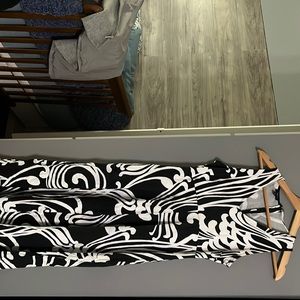 Black and white dress